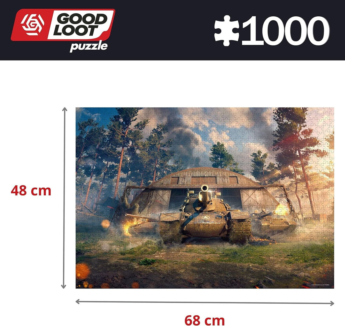 Good Loot Puzzle World of Tanks Roll out Puzzel 1000