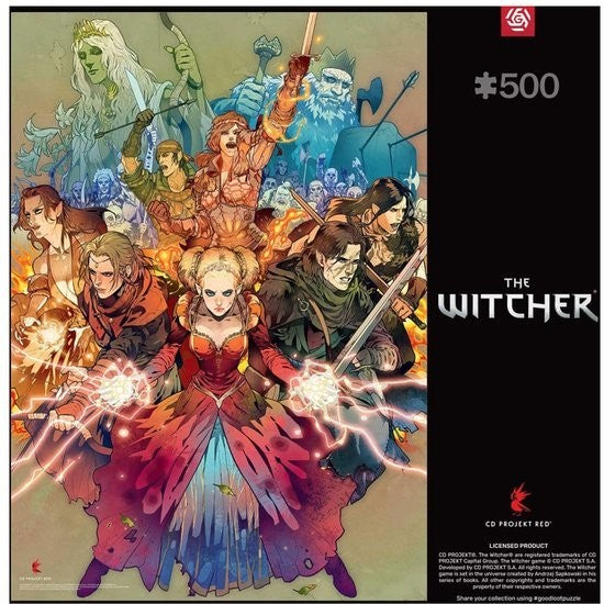 Good Loot Puzzle The Witcher Scoia'tael Puzzel 500