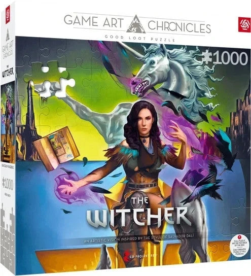 Good Loot Puzzle The Witcher Yennefer and Salvador Dali Puzzel 1000