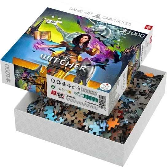 Good Loot Puzzle The Witcher Yennefer and Salvador Dali Puzzel 1000