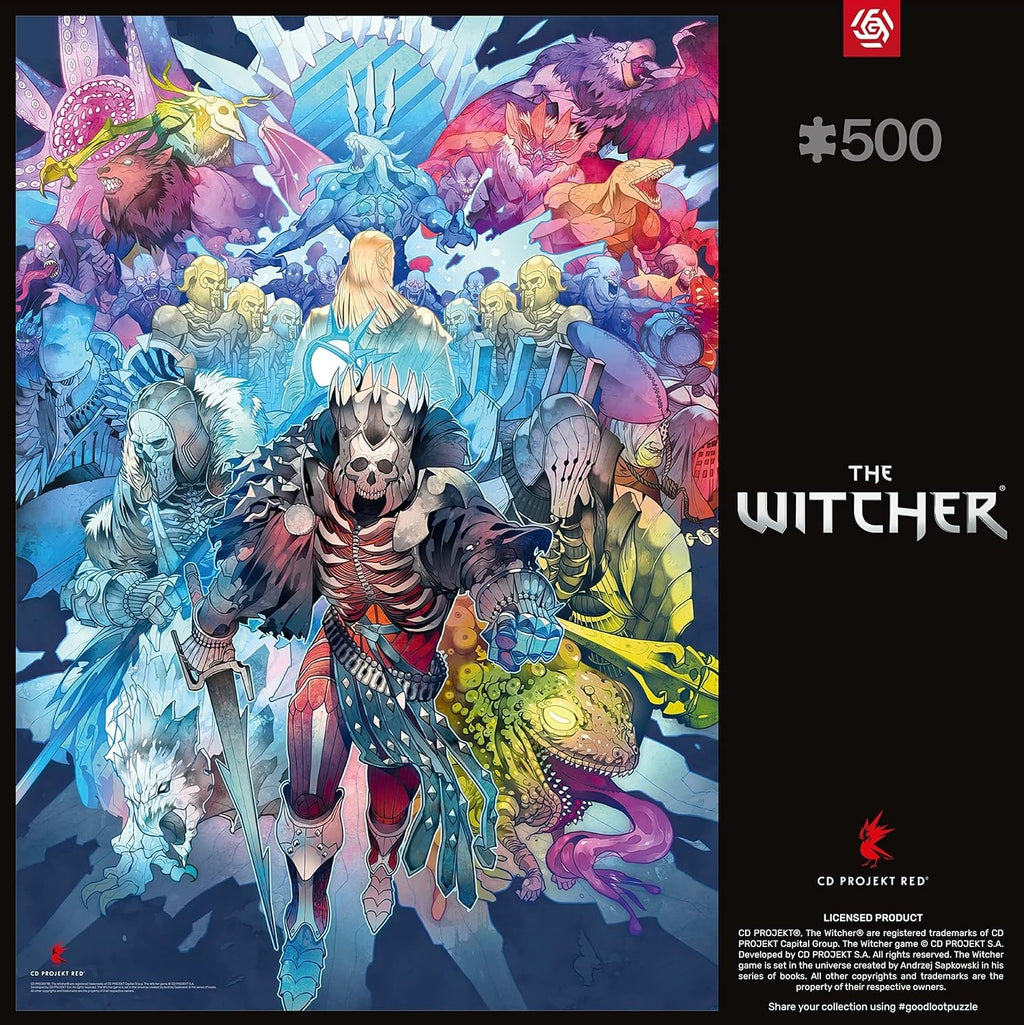 Good Loot Puzzle The Witcher Monster Faction Puzzel 500