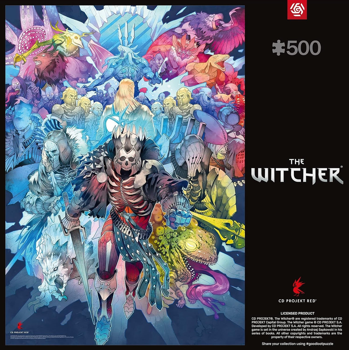 Good Loot Puzzle The Witcher Monster Faction Puzzel 500